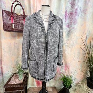 VTG📌 Viscose Blazer with a Lot of Beautiful Details Great for Mix and Match